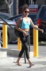SARAH HYLAND Leaves a Gym in Los Angeles 08/30/2017