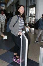 SARAH SILVERMAN at LAX Airport in Los Angeles 08/07/2017