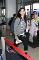 SARAH SILVERMAN at LAX Airport in Los Angeles 08/07/2017