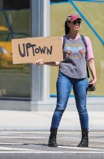 SARAH SILVERMAN Hailing a Cab in New York 08/30/2017