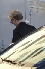 SCARLETT JOHANSSON Shows a New Tattoo on the Set of Avengers 4 in Atlanta 08/21/2017