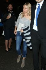 SEINNA MILLER Leaves Apollo Theatre in London 08/08/2017