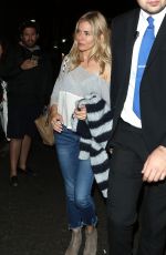 SEINNA MILLER Leaves Apollo Theatre in London 08/08/2017