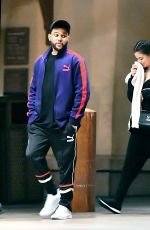 SELENA GOMEZ ant The Weeknd at Disneyland in Anaheim 08/21/2017