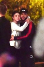SELENA GOMEZ ant The Weeknd at Disneyland in Anaheim 08/21/2017