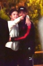 SELENA GOMEZ ant The Weeknd at Disneyland in Anaheim 08/21/2017