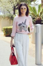 SELENA GOMEZ Out and About in Los Angeles 08/24/2017