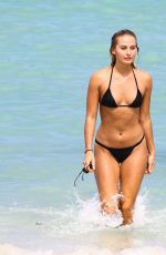 SELENA WEBER in Bikini on the Beach in Miami 08/02/2017