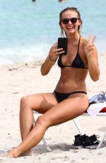 SELENA WEBER in Bikini on the Beach in Miami 08/02/2017