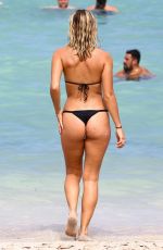 SELENA WEBER in Bikini on the Beach in Miami 08/02/2017