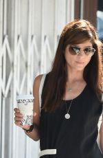 SELMA BLAIR and Ron Carlson Out for Coffee in Los Angeles 08/10/2017