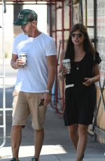 SELMA BLAIR and Ron Carlson Out for Coffee in Los Angeles 08/10/2017