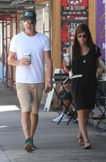 SELMA BLAIR and Ron Carlson Out for Coffee in Los Angeles 08/10/2017
