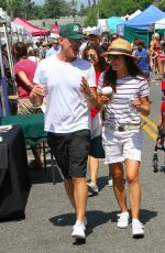SELMA BLAIR at a Farmers Market in Studio City 08/06/2017