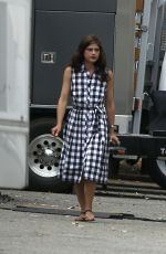 SELMA BLAIR on the Set of Heathers in Los Angeles 08/02/2017