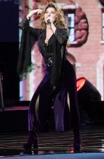 SHANIA TWAIN Performs at Arthur Ashe Stadium at Opening Night of US Open 08/28/2017