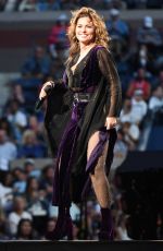 SHANIA TWAIN Performs at Arthur Ashe Stadium at Opening Night of US Open 08/28/2017