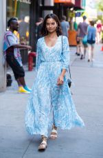 SHANINA SHAIK Out and About in New York 08/03/2017