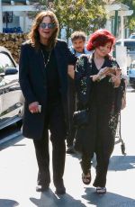 SHARON adn Ozzy OSBOURNE Shopping at Bristol Farms in West Hollywood 08/19/2017