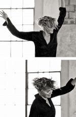 SHARON STONE in GQ Magazine, Italy September 2017