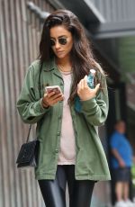 SHAY MITCHELL Out and About in New York 08/18/2017
