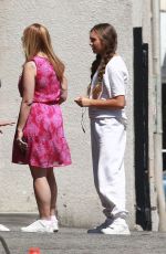 SIA, MADDIE ZIEGLER and KATE HUDSON on the Set of Sister in Los Angeles 08/08/2017