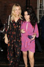 SIENNA MILLER and HAYLEY SQUIRES at Groucho Club in London 08/09/2017