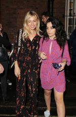 SIENNA MILLER and HAYLEY SQUIRES at Groucho Club in London 08/09/2017