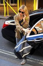 SIENNA MILLER Arrives at Apollo Theatre in London 08/10/2017