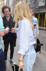 SIENNA MILLER Arrives at Apollo Theatre in London 08/11/2017