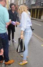 SIENNA MILLER Arrives at Apollo Theatre in London 08/11/2017