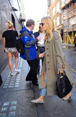 SIENNA MILLER Arrives at Apollo Theatre in London 08/18/2017