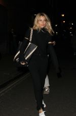 SIENNA MILLER Leaves Apollo Theatre in London 08/21/2017