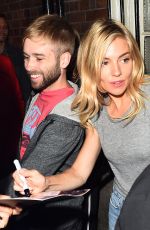 SIENNA MILLER Leaves Cat on a Hot Tin Roof Play in London 08/01/2017