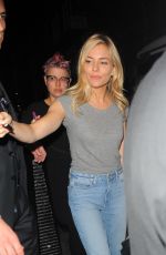 SIENNA MILLER Leaves Cat on a Hot Tin Roof Play in London 08/01/2017