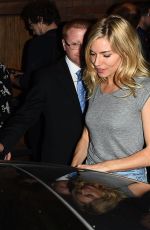 SIENNA MILLER Leaves Cat on a Hot Tin Roof Play in London 08/01/2017