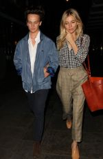SIENNA MILLER Leaves J Sheekey Restaurant in London 08/30/2017
