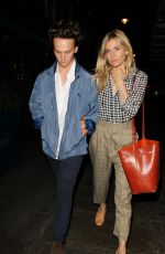 SIENNA MILLER Leaves J Sheekey Restaurant in London 08/30/2017