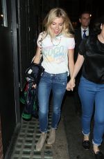 SIENNA MILLER Out in London 08/16/2017