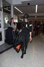 SOFIA CARSON and DOVE CAMERON at LAX Airport in Los Angeles 08/10/2017