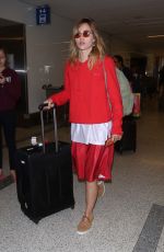 SUKI WATERHOUSE and GEORGIA MAY JAGGER at LAX Airport in Los Angeles 08/14/2017