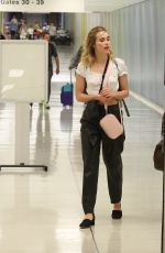 SUKI WATERHOUSE at LAX Airport in Los Angeles 08/08/2017