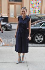 SUTTON FOSTER Arrives at Crosby Street Hotel in New York 07/31/2017