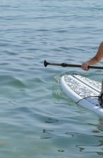 TALLIA STORM in Swimsuit Paddleboarding in Marbella 08/18/2017