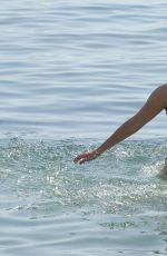 TALLIA STORM in Swimsuit Paddleboarding in Marbella 08/18/2017