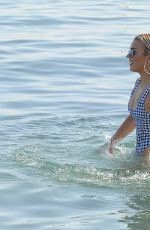 TALLIA STORM in Swimsuit Paddleboarding in Marbella 08/18/2017