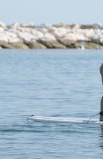 TALLIA STORM in Swimsuit Paddleboarding in Marbella 08/18/2017