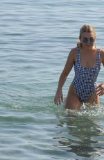 TALLIA STORM in Swimsuit Paddleboarding in Marbella 08/18/2017