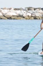 TALLIA STORM in Swimsuit Paddleboarding in Marbella 08/18/2017