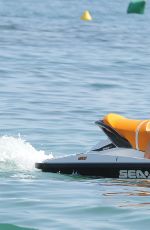 TALLIA STORM in Swimsuit Riding a Jet Ski in Marbella 08/20/2017